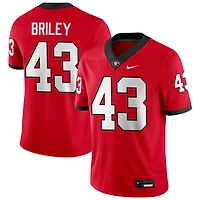 Marek Briley Men's Nike Red Georgia Bulldogs NIL Pick-A-Player Game Jersey
