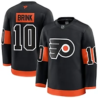 Bobby Brink Men's Fanatics Black Philadelphia Flyers Alternate Premium Custom Jersey