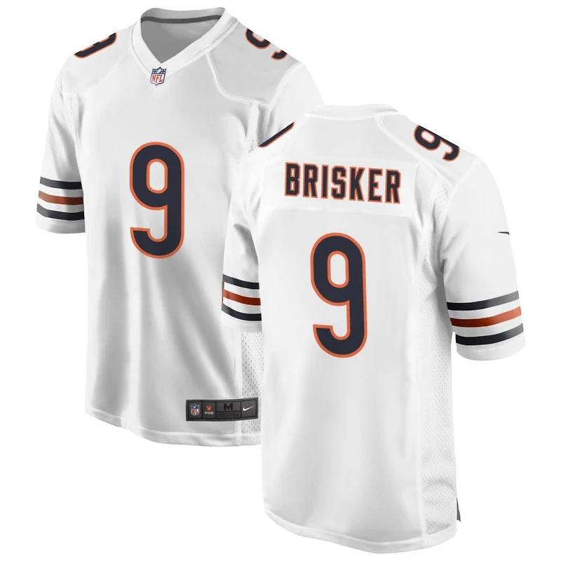 Jaquan Brisker Men's Nike White Chicago Bears Custom Game Jersey