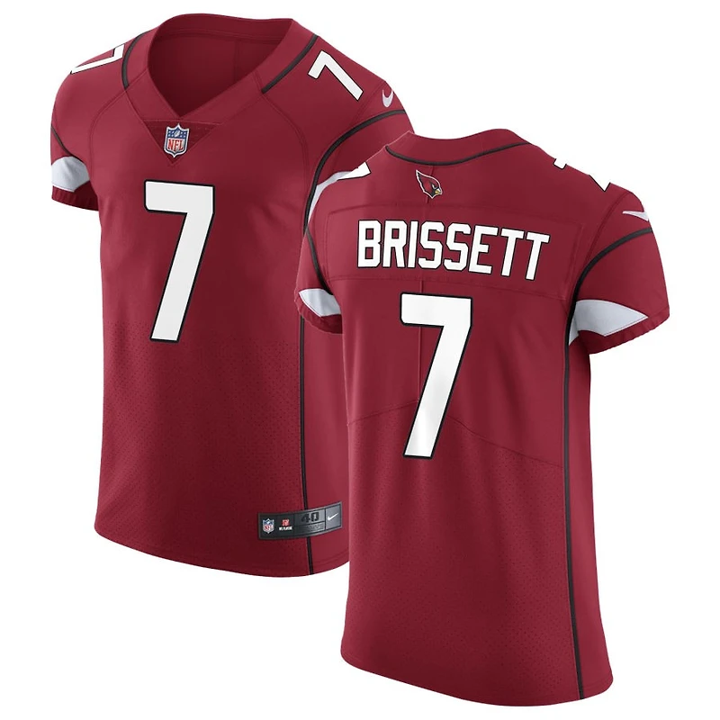 Jacoby Brissett Men's Nike Cardinal Arizona Cardinals Vapor Untouchable Custom Elite Jersey