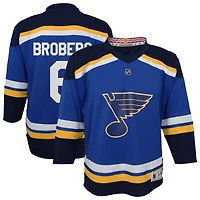 Philip Broberg Youth  Blue St. Louis Blues Home Replica Custom Jersey