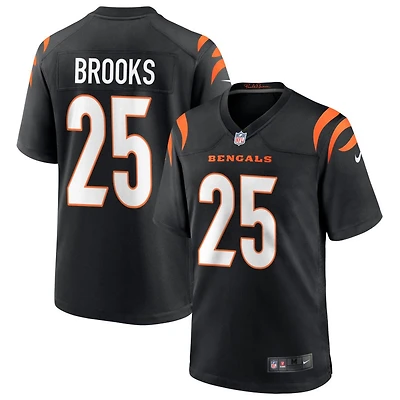 Tahj Brooks Men's Nike Black Cincinnati Bengals Game Custom Jersey