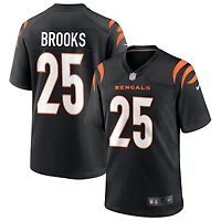 Tahj Brooks Men's Nike Black Cincinnati Bengals Game Custom Jersey