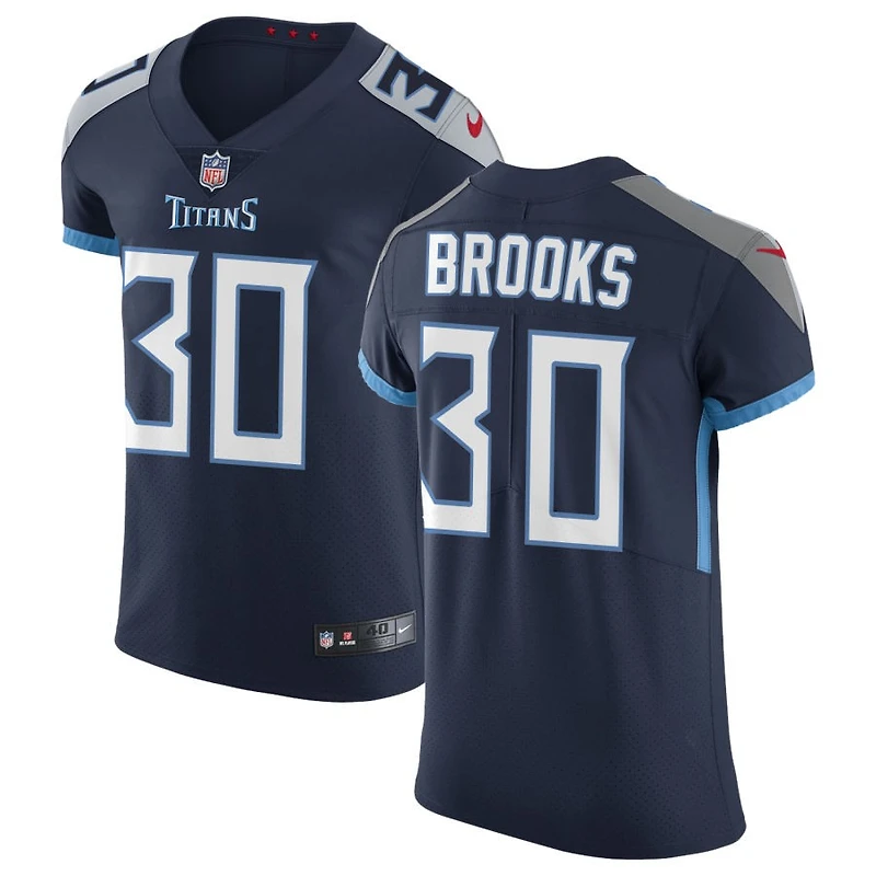 Kendell Brooks Men's Nike Navy Tennessee Titans Vapor Untouchable Custom Elite Jersey