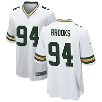Karl Brooks Men's Nike White Green Bay Packers Custom Game Jersey