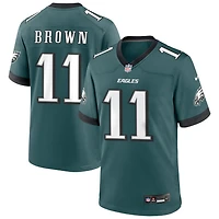 A.J. Brown Men's Nike Midnight Green Philadelphia Eagles Custom Game Jersey