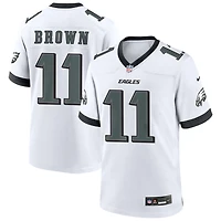 A.J. Brown Men's Nike White Philadelphia Eagles Custom Game Jersey