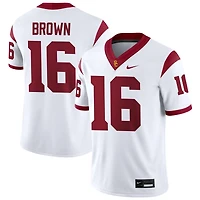 Prophet Brown Men's Nike Cardinal USC Trojans NIL Pick-A-Player Game Jersey