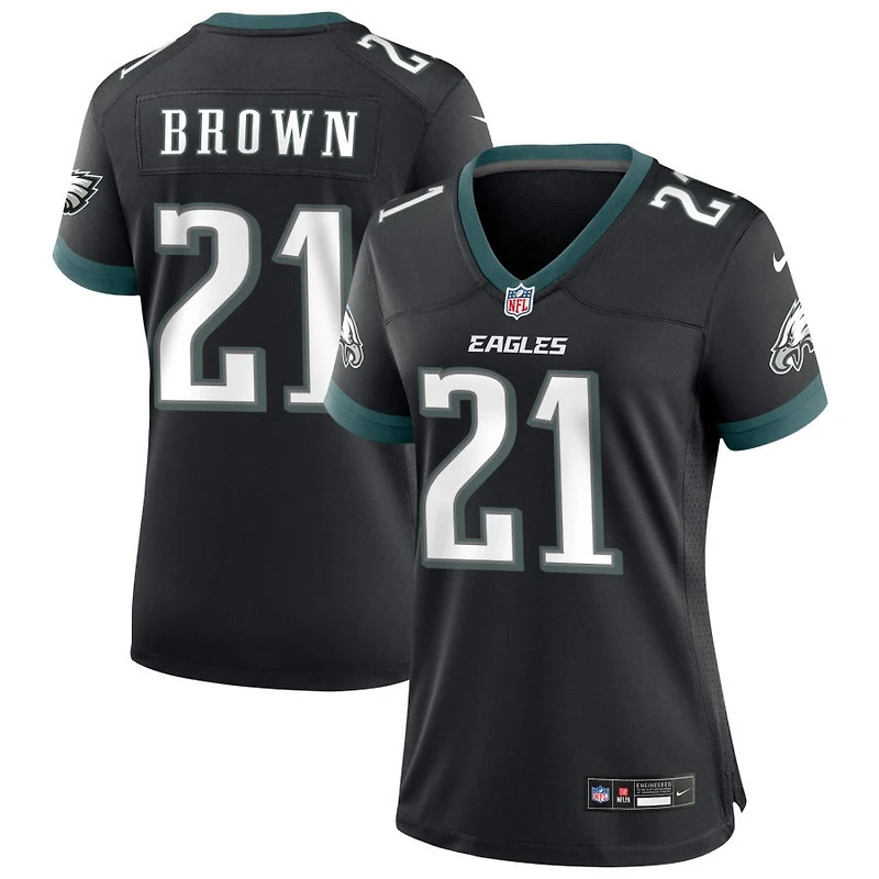Sydney Brown Women's Nike Black Philadelphia Eagles Alternate Custom Game Jersey