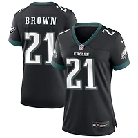 Sydney Brown Women's Nike Black Philadelphia Eagles Alternate Custom Game Jersey