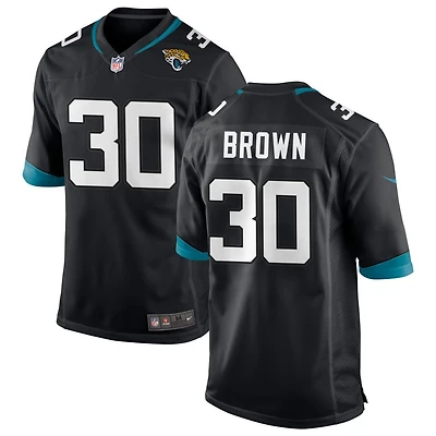 Montaric Brown Men's Nike Black Jacksonville Jaguars Custom Game Jersey