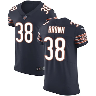 Brittain Brown Men's Nike Navy Chicago Bears Vapor Untouchable Custom Elite Jersey