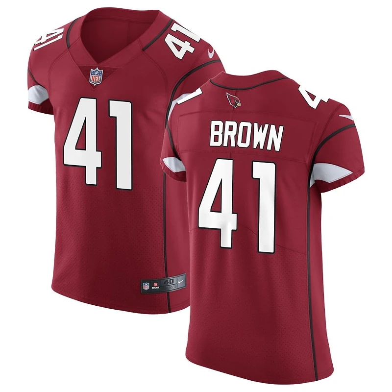 Elliott Brown Men's Nike Cardinal Arizona Cardinals Vapor Untouchable Custom Elite Jersey