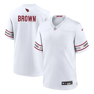Elliott Brown Men's Nike White Arizona Cardinals Custom Game Jersey