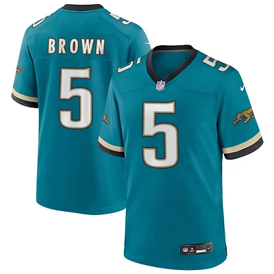 Dyami Brown Men's Nike Teal Jacksonville Jaguars Prowler Throwback Custom Game Jersey