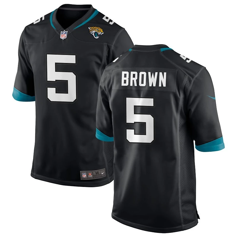 Dyami Brown Men's Nike Black Jacksonville Jaguars Custom Game Jersey