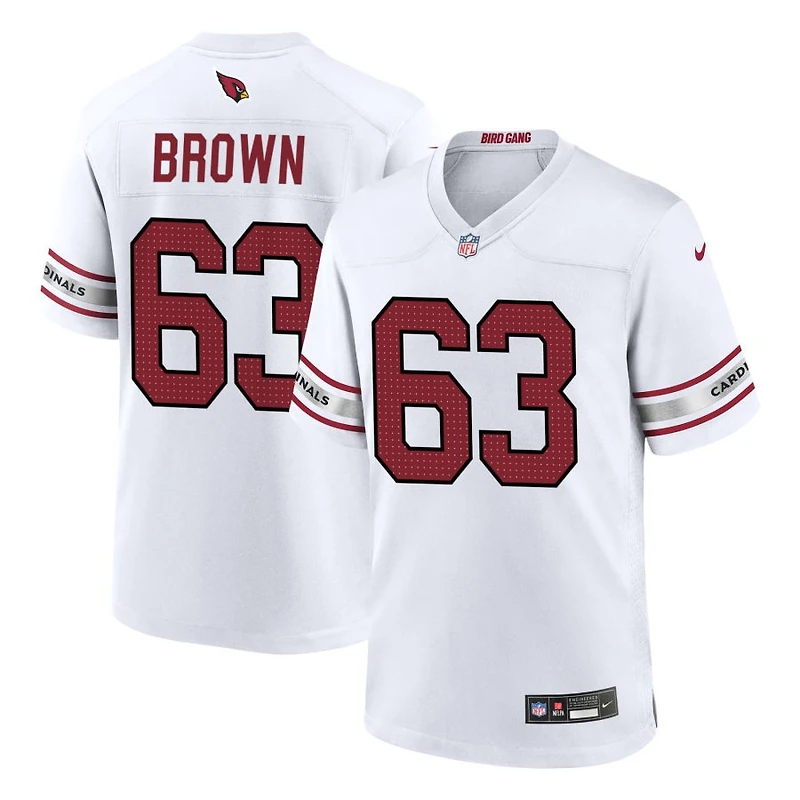 Evan Brown Men's Nike White Arizona Cardinals Custom Game Jersey