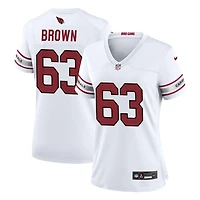 Evan Brown Women's Nike White Arizona Cardinals Custom Game Jersey