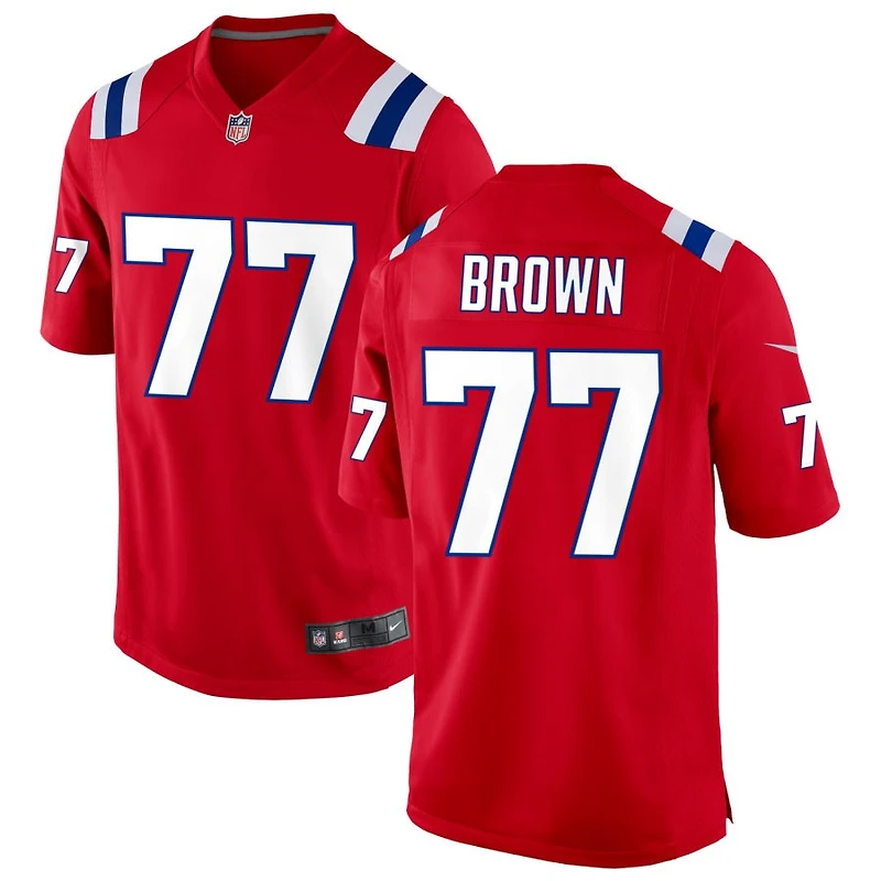 Ben Brown Men's Nike Red New England Patriots Alternate Custom Jersey