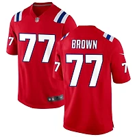 Ben Brown Men's Nike Red New England Patriots Alternate Custom Jersey