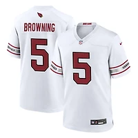 Baron Browning Men's Nike White Arizona Cardinals Custom Game Jersey