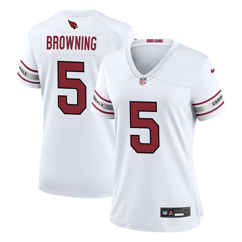 Baron Browning Women's Nike White Arizona Cardinals Custom Game Jersey