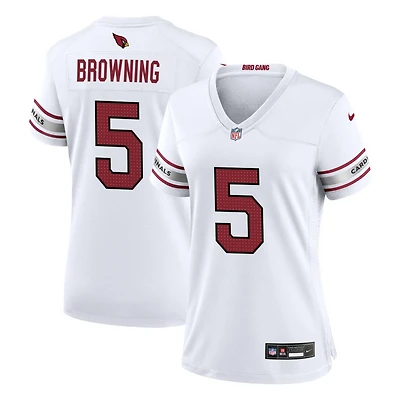 Baron Browning Women's Nike White Arizona Cardinals Custom Game Jersey