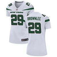 Jarvis Brownlee Women's Nike White New York Jets Custom Game Jersey