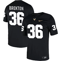 Josiah Broxton Men's Nike Black Vanderbilt Commodores NIL Pick-A-Player Game Jersey