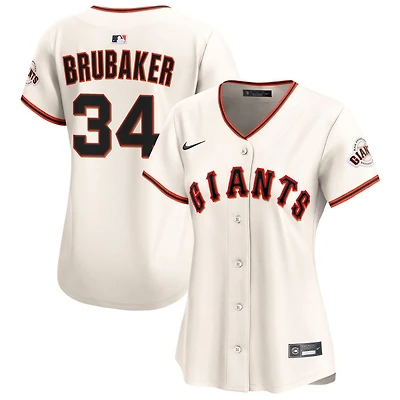 JT Brubaker Women's Nike  Cream San Francisco Giants Home Limited Custom Jersey