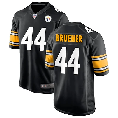 Carson Bruener Men's Nike Black Pittsburgh Steelers Custom Game Jersey