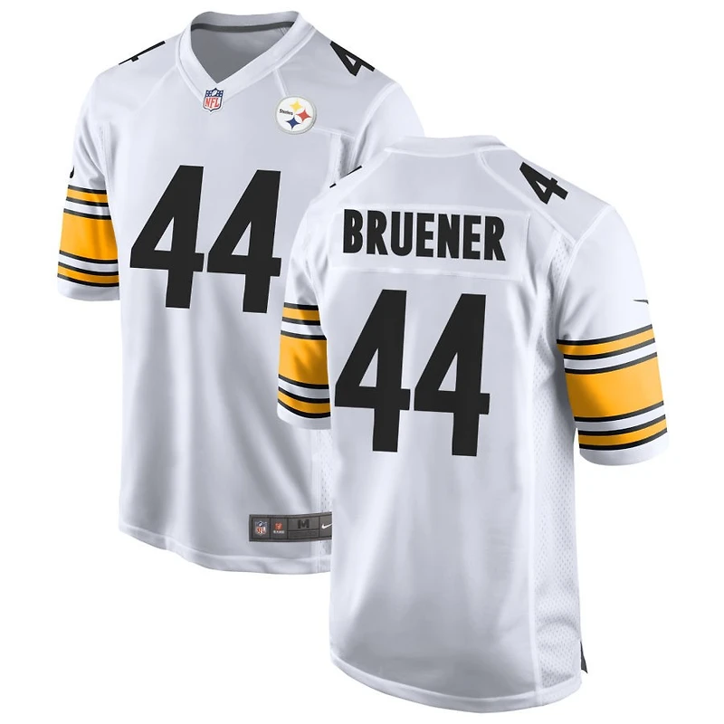 Carson Bruener Men's Nike White Pittsburgh Steelers Game Custom Jersey