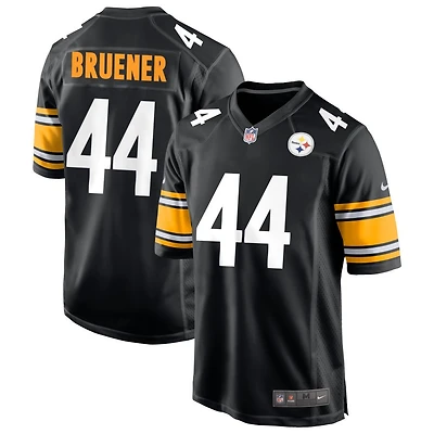 Carson Bruener Men's Nike Black Pittsburgh Steelers Game Custom Player Jersey