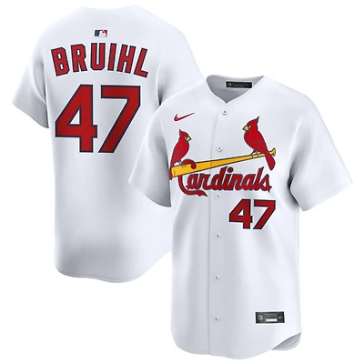 Justin Bruihl Men's Nike White St. Louis Cardinals Home Limited Custom Jersey