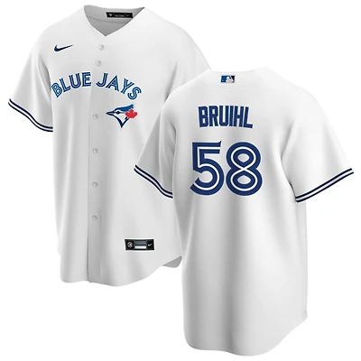 Justin Bruihl Men's Nike White Toronto Blue Jays Home Replica Custom Jersey