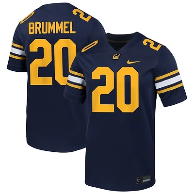 Belay Brummel Men's Nike Navy Cal Bears NIL Pick-A-Player Football Game Jersey
