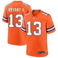 Pat Bryant II Men's Nike Orange Denver Broncos Mile High Collection 1977 Throwback Custom Game Jersey