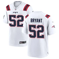 Marcus Bryant Men's Nike White New England Patriots Custom Game Jersey
