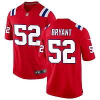 Marcus Bryant Men's Nike Red New England Patriots Alternate Custom Jersey