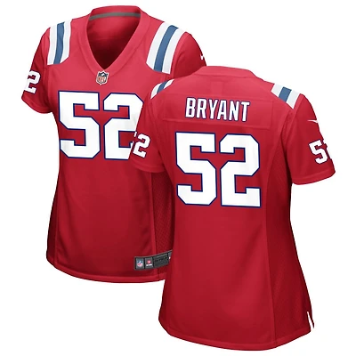 Marcus Bryant Women's Nike Red New England Patriots Alternate Custom Jersey