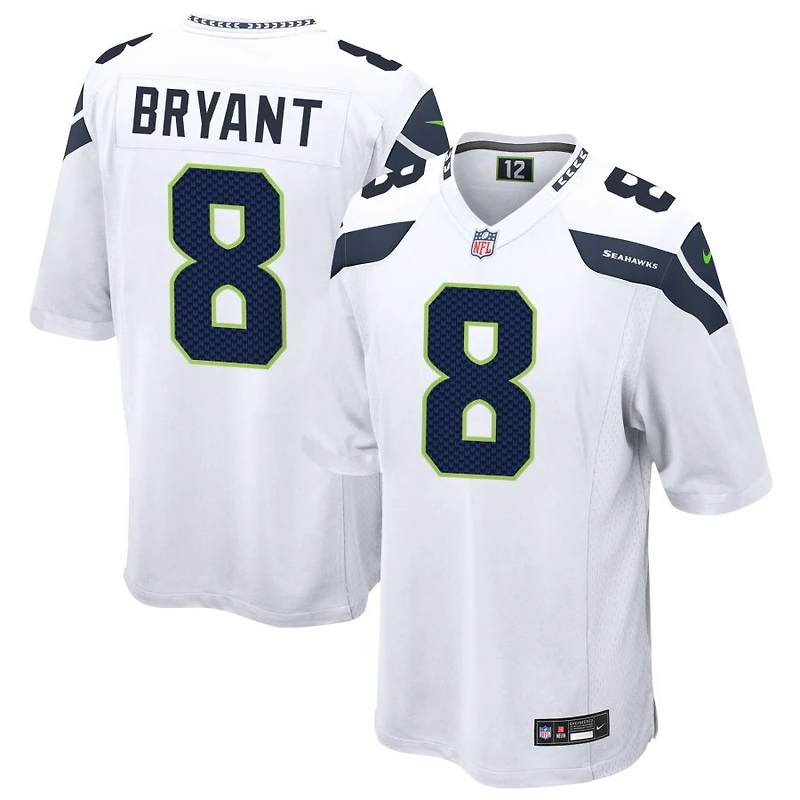 Coby Bryant Men's Nike  White Seattle Seahawks Custom Game Jersey