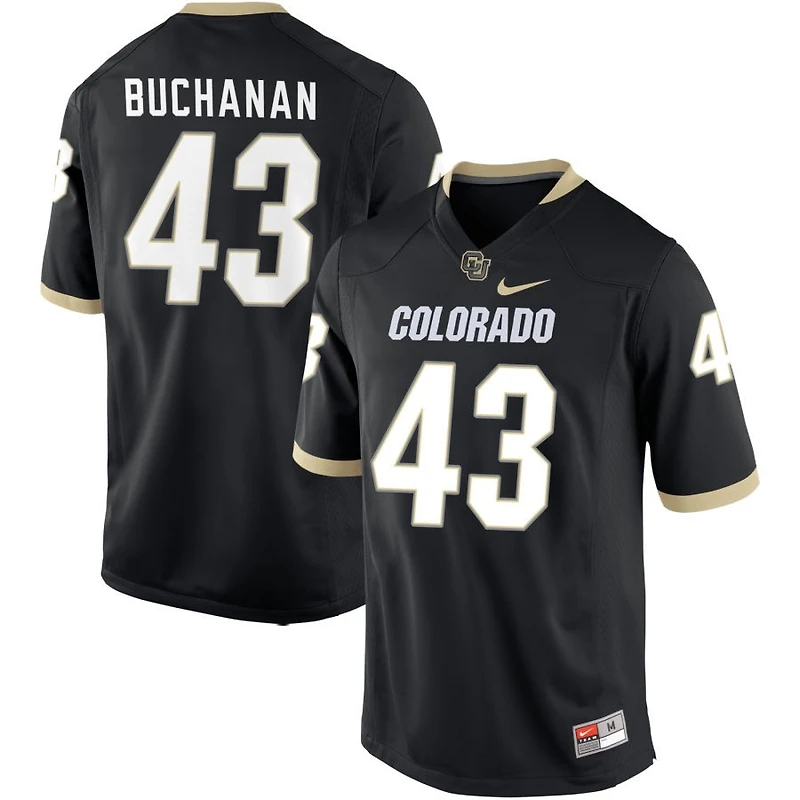 Buck Buchanan Men's Nike Black Colorado Buffaloes Pick-A-Player NIL Replica Football Jersey