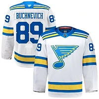 Pavel Buchnevich Men's Fanatics White St. Louis Blues Away Authentic Pro Custom Jersey
