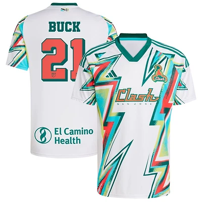 Noel Buck Men's adidas White San Jose Earthquakes 2025 Third Replica Custom Jersey