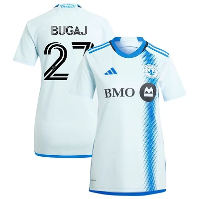 Dawid Bugaj Women's adidas  Light Blue CF Montreal 2024 La Main Replica Custom Jersey