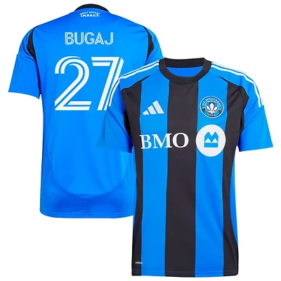 Dawid Bugaj Men's adidas Blue CF Montreal 2025 Montréal Original Replica Custom Jersey