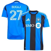 Dawid Bugaj Men's adidas Blue CF Montreal 2025 Montréal Original Replica Custom Jersey