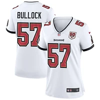John Bullock Women's Nike White Tampa Bay Buccaneers 50th Season Custom Game Jersey