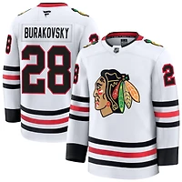 Andre Burakovsky Men's Fanatics White Chicago Blackhawks Away Premium Custom Jersey