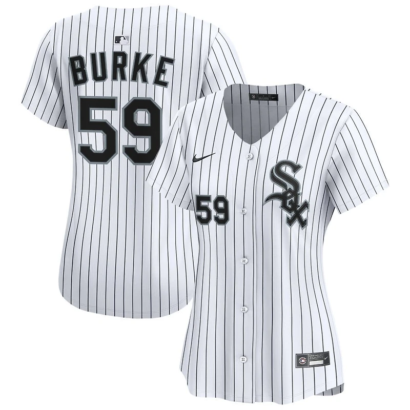 Sean Burke Women's Nike White Chicago White Sox Home Limited Custom Jersey